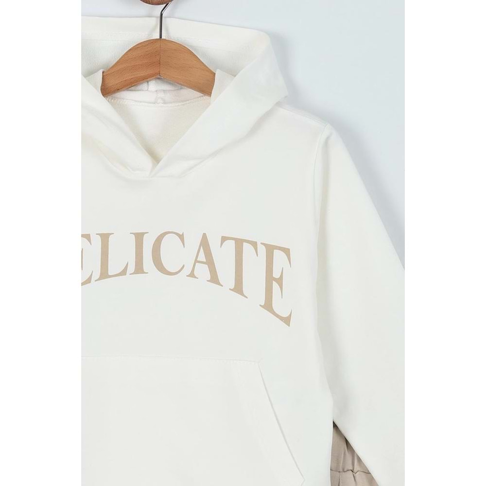 Delicate Baskılı 1-9 Yaş 2 Li Sweatshirt Takım - ENEN0001095